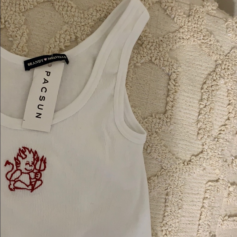 Brandy Melville Devil Tank Top